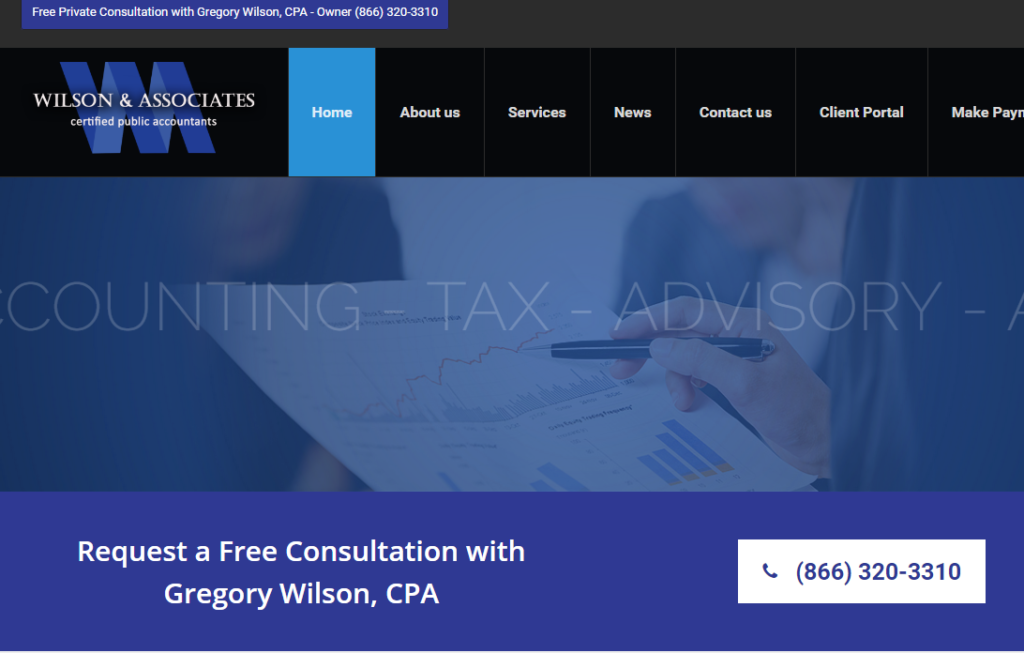 Greg Wilson Associates Certified Public Accountants CPAs San Diego CA